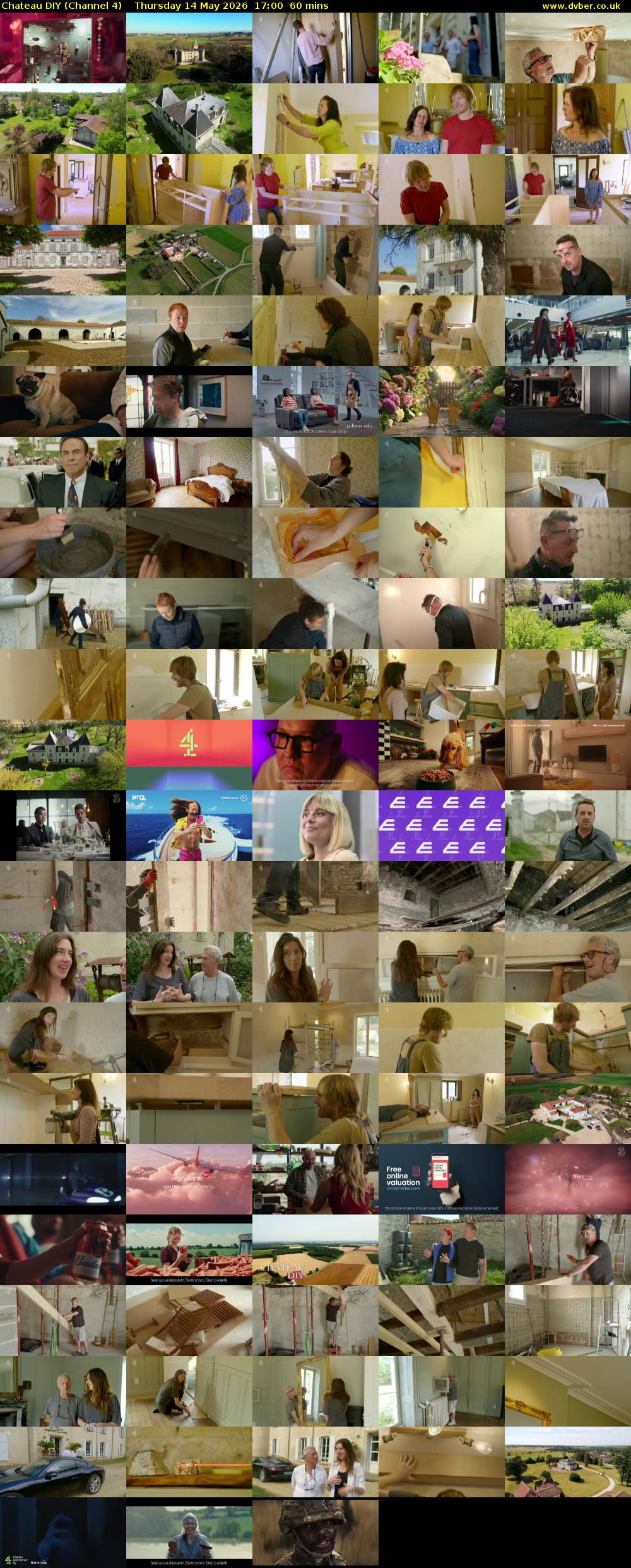Chateau DIY (Channel 4) Thursday 14 May 2026 17:00 - 18:00