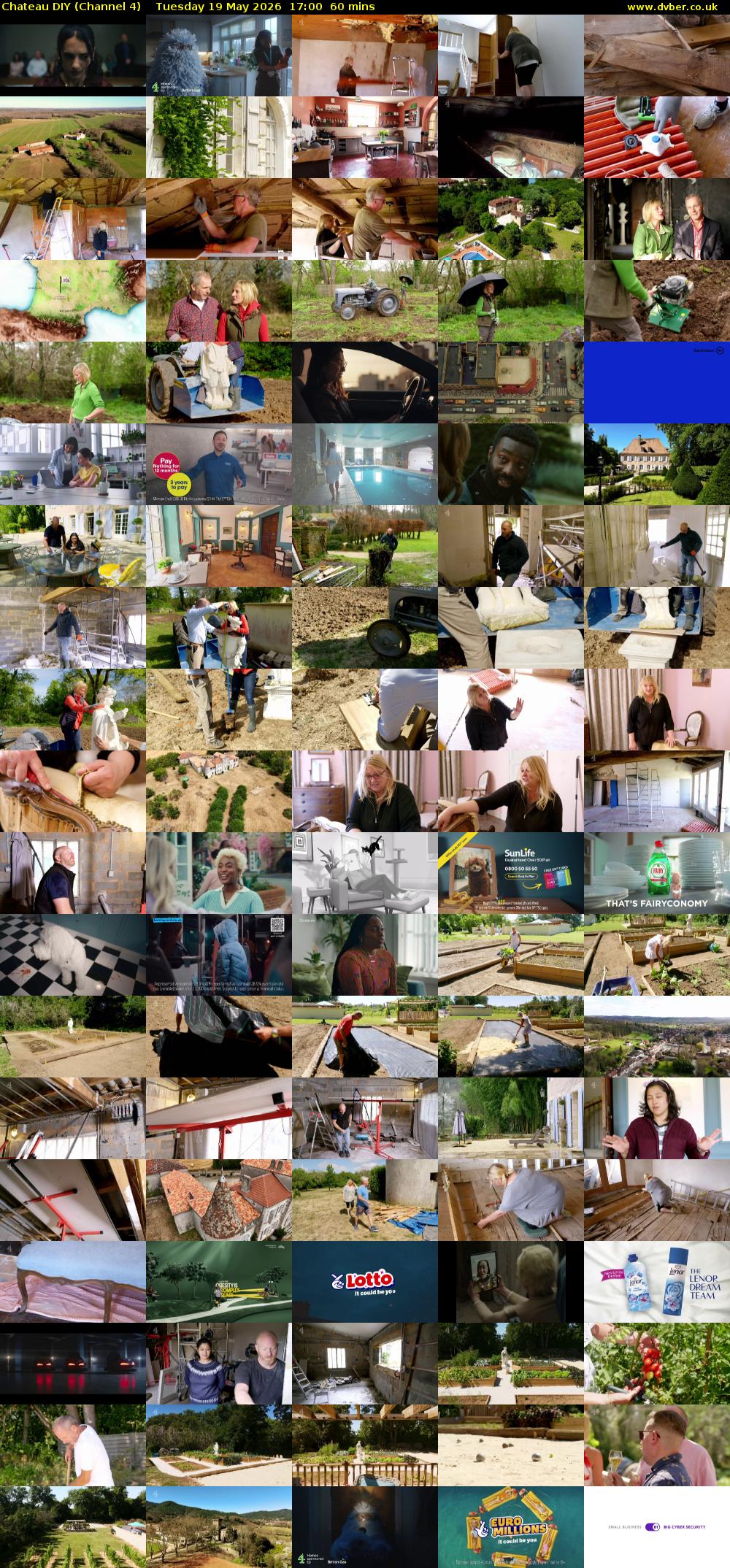 Chateau DIY (Channel 4) Tuesday 19 May 2026 17:00 - 18:00