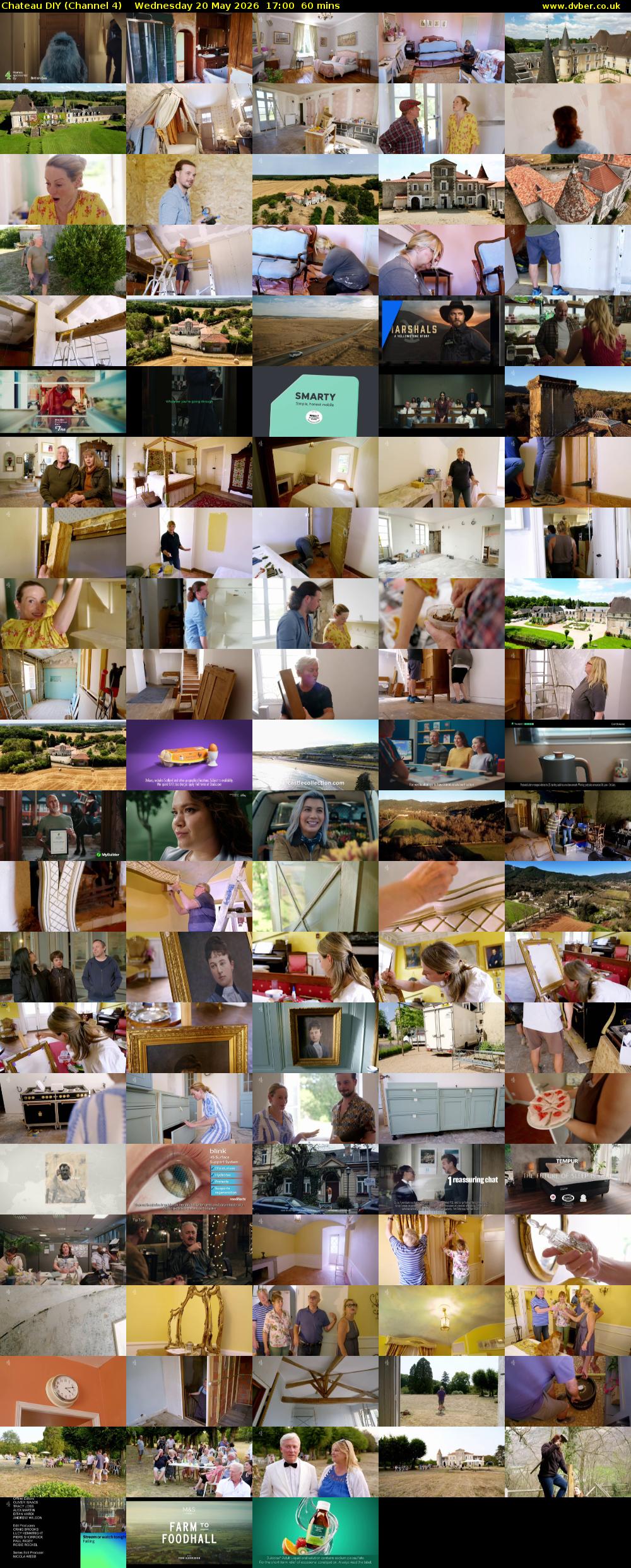 Chateau DIY (Channel 4) Wednesday 20 May 2026 17:00 - 18:00