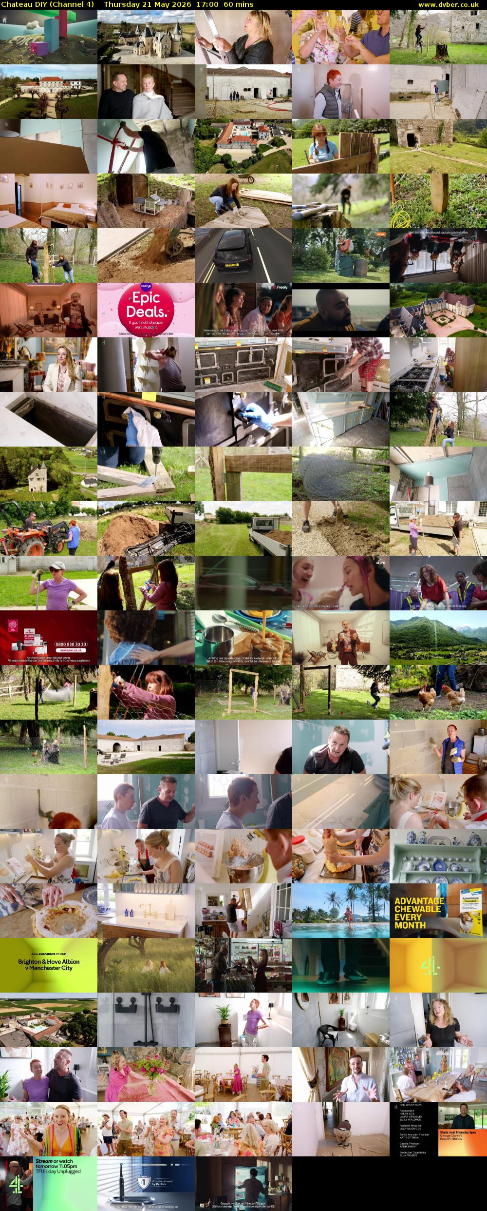 Chateau DIY (Channel 4) Thursday 21 May 2026 17:00 - 18:00
