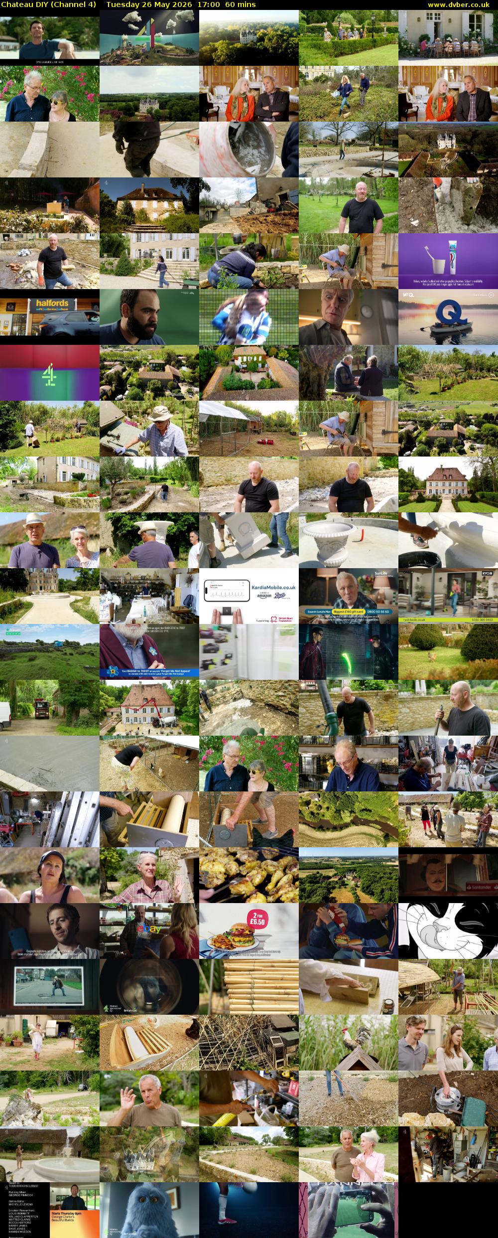 Chateau DIY (Channel 4) Tuesday 26 May 2026 17:00 - 18:00