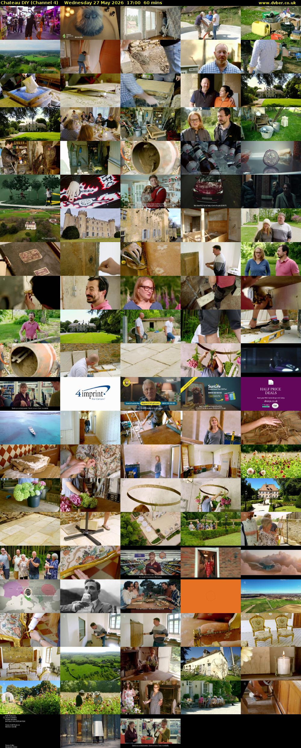Chateau DIY (Channel 4) Wednesday 27 May 2026 17:00 - 18:00