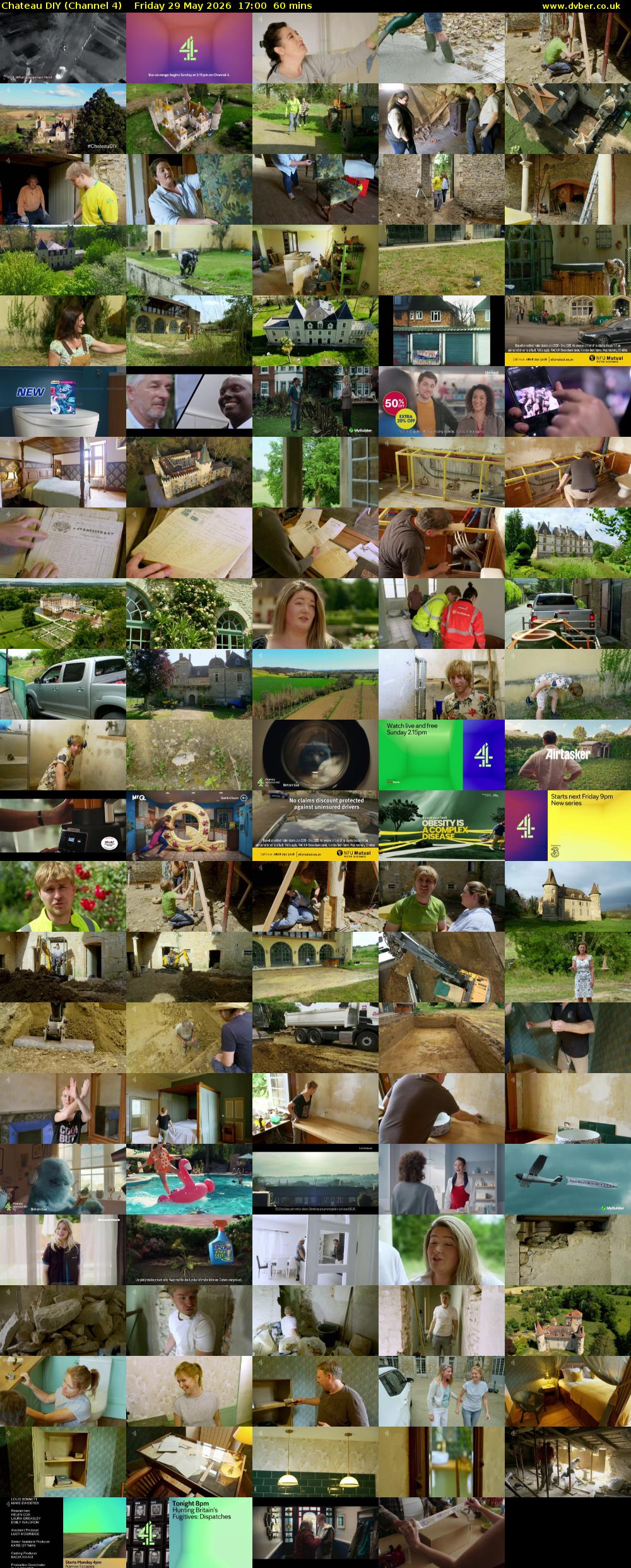 Chateau DIY (Channel 4) Friday 29 May 2026 17:00 - 18:00