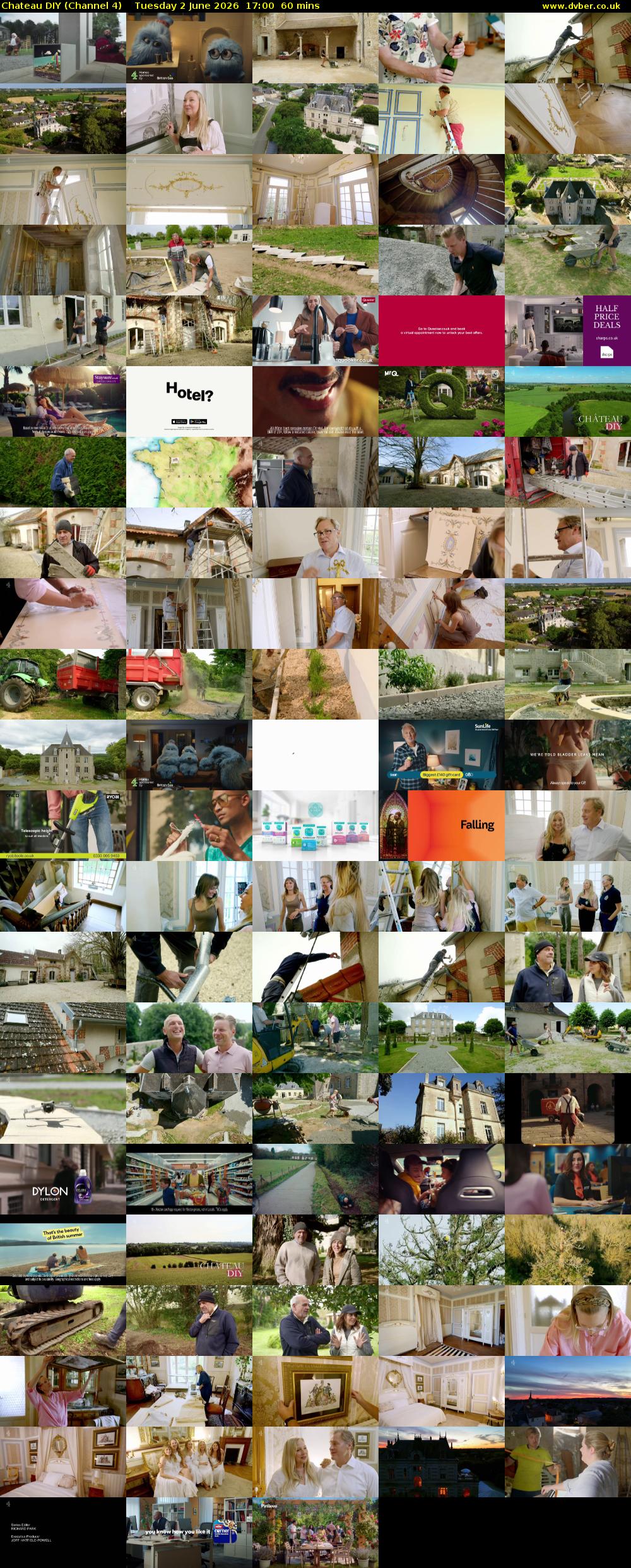 Chateau DIY (Channel 4) Tuesday 2 June 2026 17:00 - 18:00