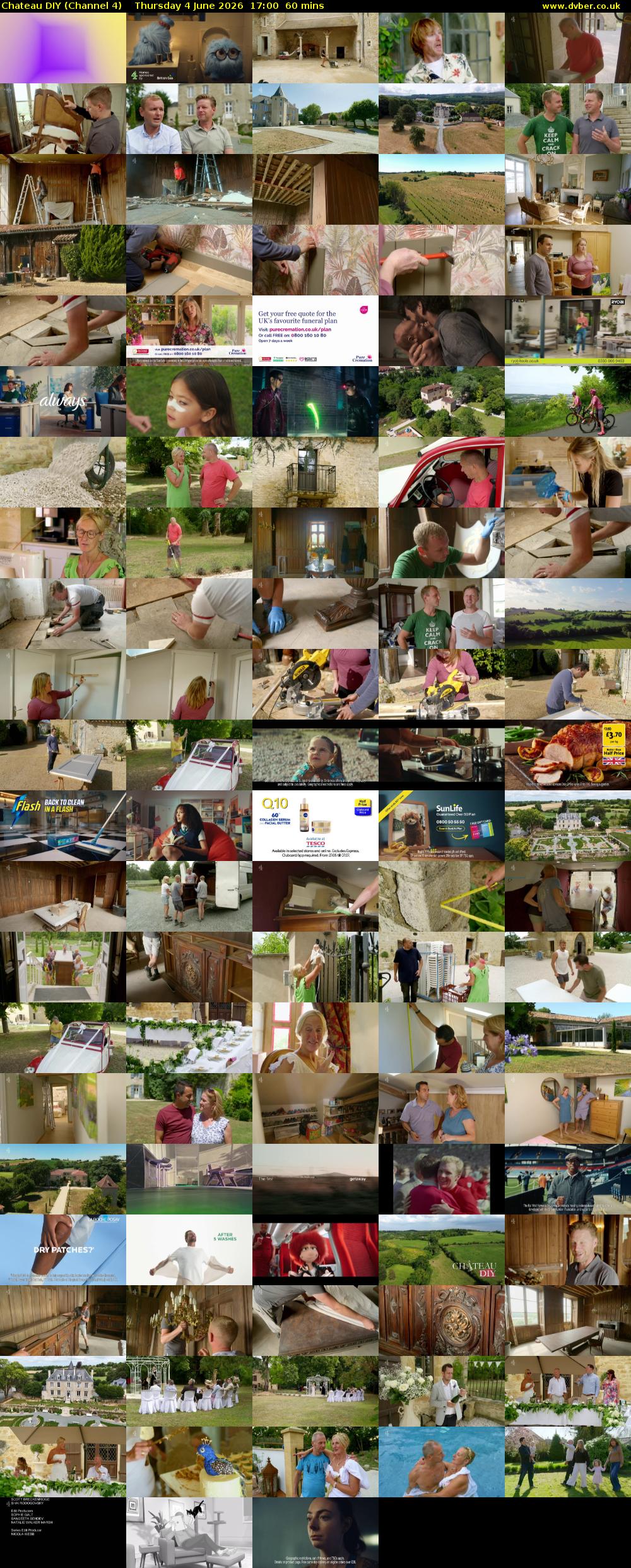Chateau DIY (Channel 4) Thursday 4 June 2026 17:00 - 18:00