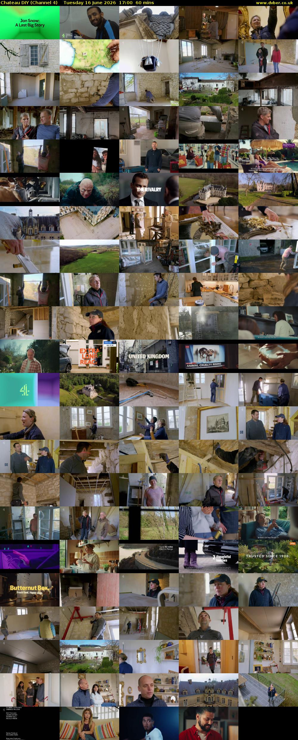 Chateau DIY (Channel 4) Tuesday 16 June 2026 17:00 - 18:00