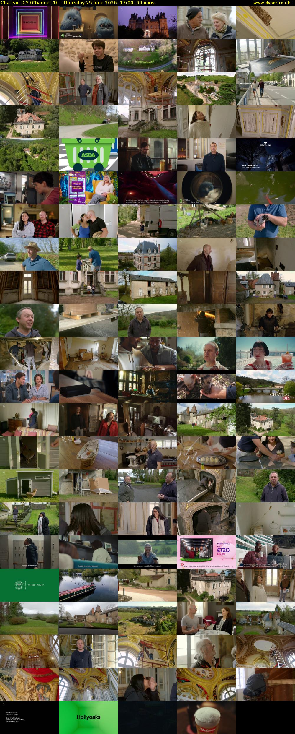 Chateau DIY (Channel 4) Thursday 25 June 2026 17:00 - 18:00