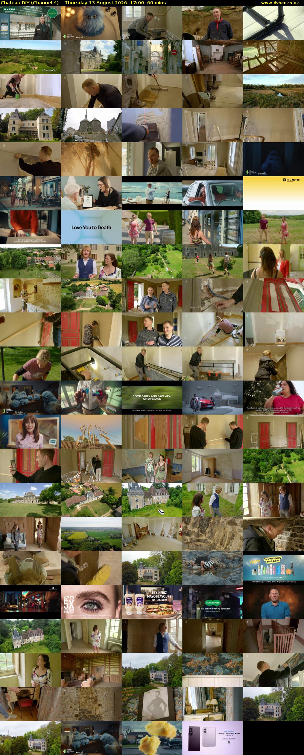 Chateau DIY (Channel 4) Thursday 13 August 2026 17:00 - 18:00