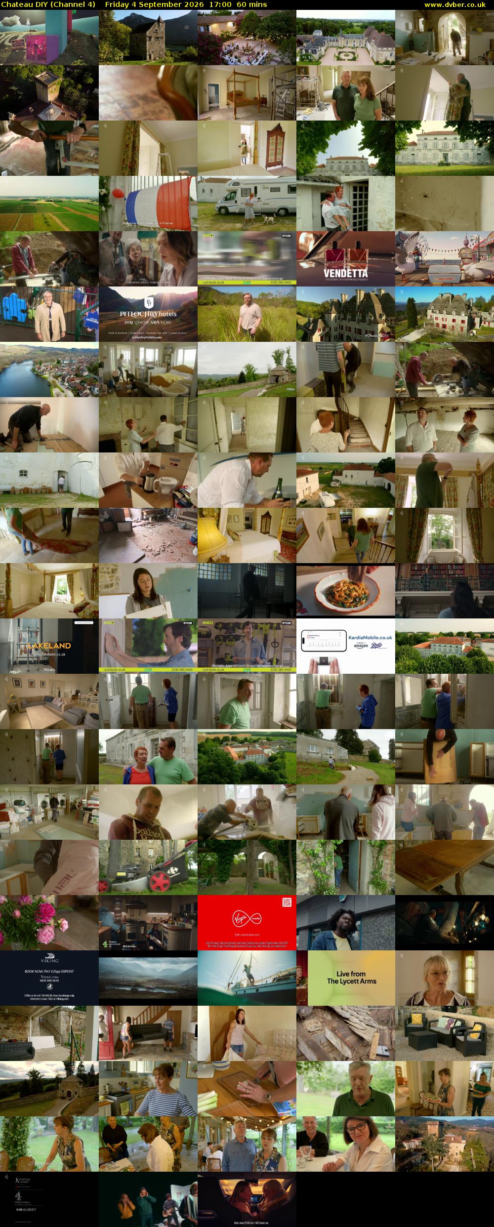 Chateau DIY (Channel 4) Friday 4 September 2026 17:00 - 18:00