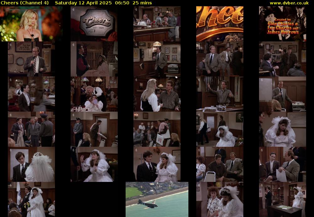 Cheers (Channel 4) Saturday 12 April 2025 06:50 - 07:15
