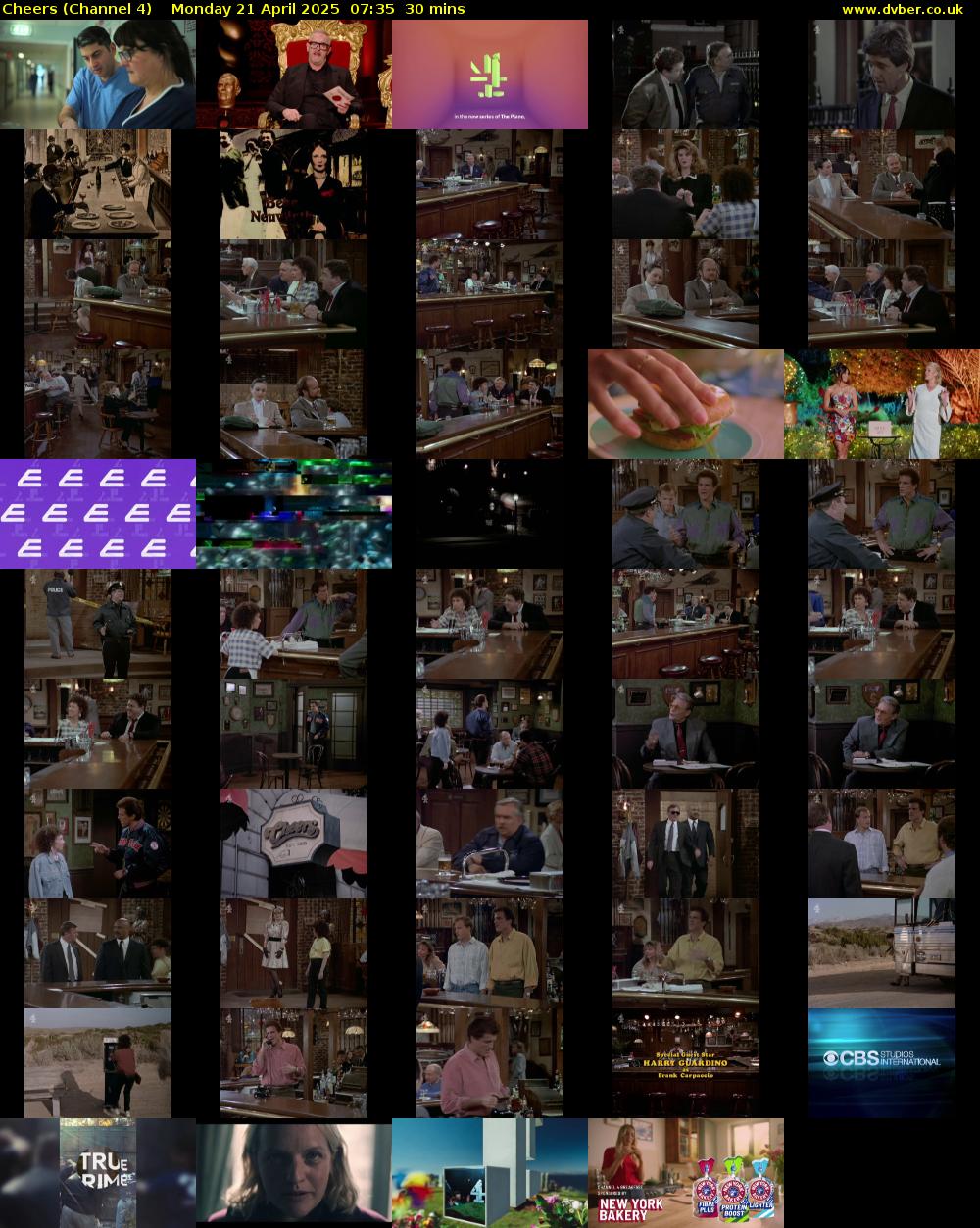 Cheers (Channel 4) Monday 21 April 2025 07:35 - 08:05