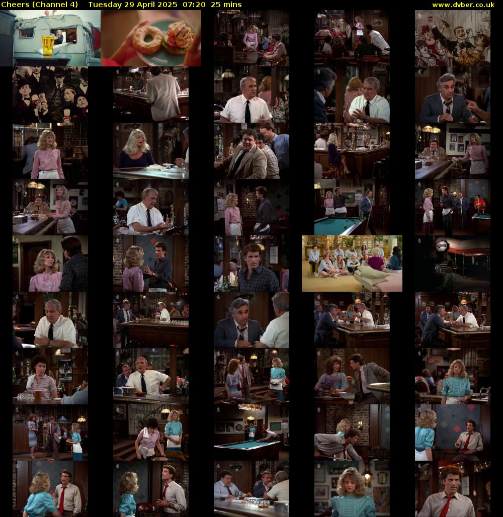 Cheers (Channel 4) Tuesday 29 April 2025 07:20 - 07:45
