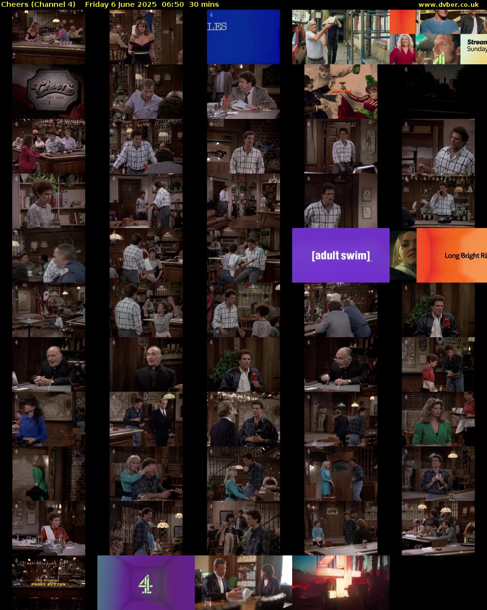 Cheers (Channel 4) Friday 6 June 2025 06:50 - 07:20