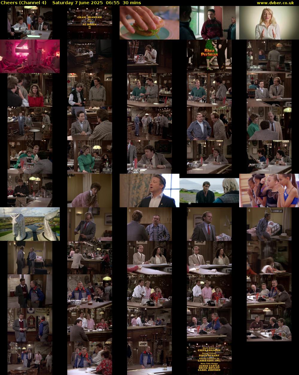 Cheers (Channel 4) Saturday 7 June 2025 06:55 - 07:25