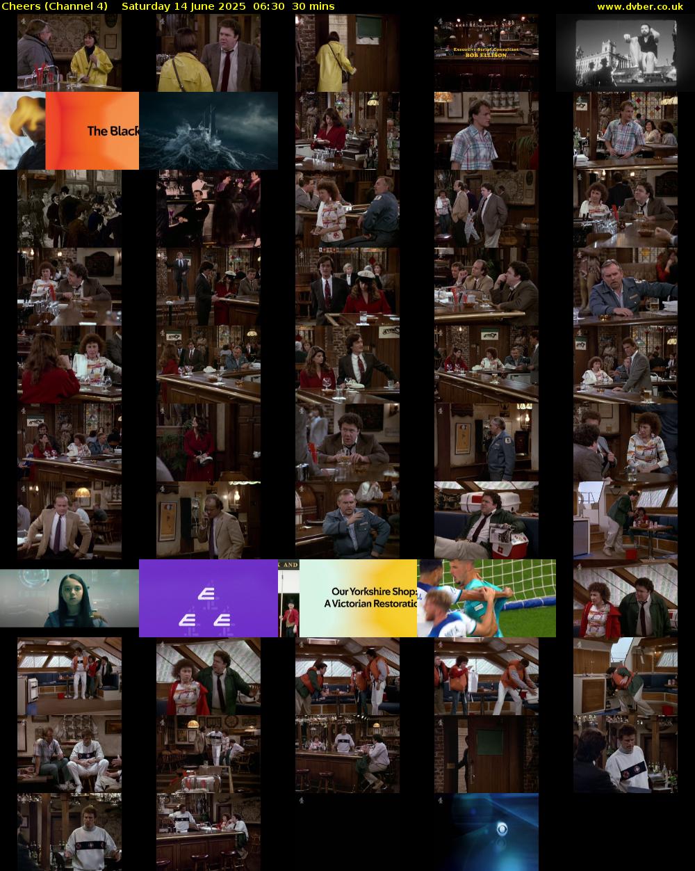 Cheers (Channel 4) Saturday 14 June 2025 06:30 - 07:00