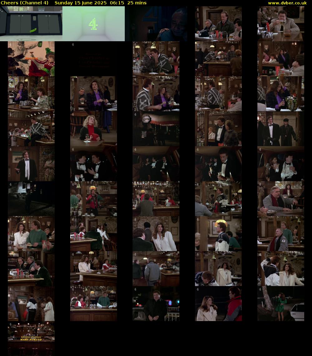 Cheers (Channel 4) Sunday 15 June 2025 06:15 - 06:40