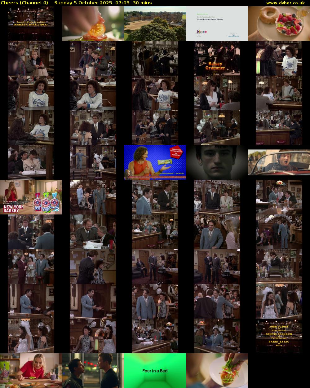 Cheers (Channel 4) Sunday 5 October 2025 07:05 - 07:35
