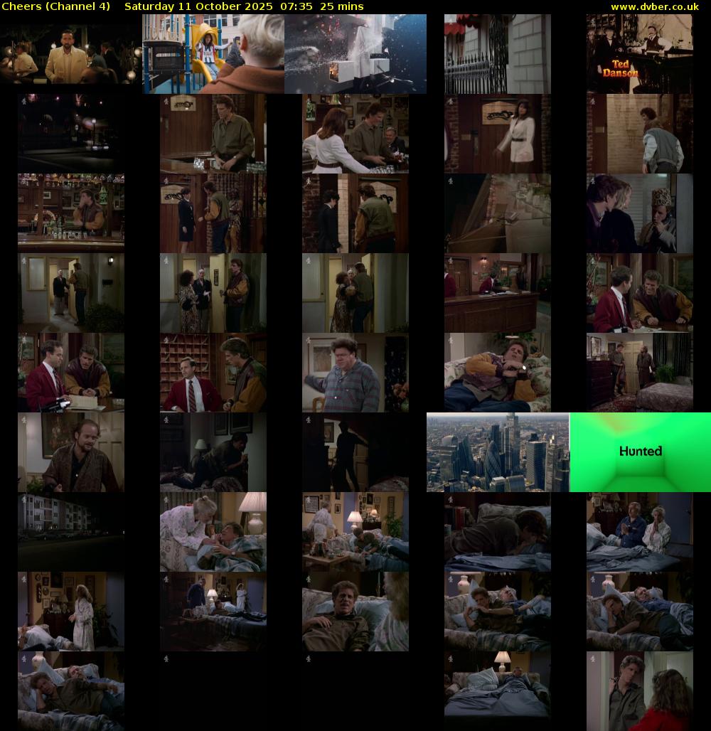Cheers (Channel 4) Saturday 11 October 2025 07:35 - 08:00