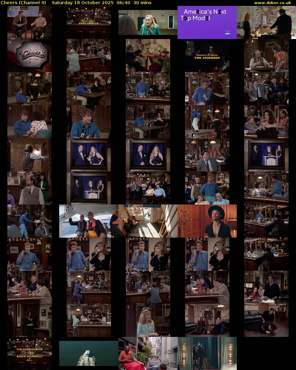 Cheers (Channel 4) Saturday 18 October 2025 06:40 - 07:10