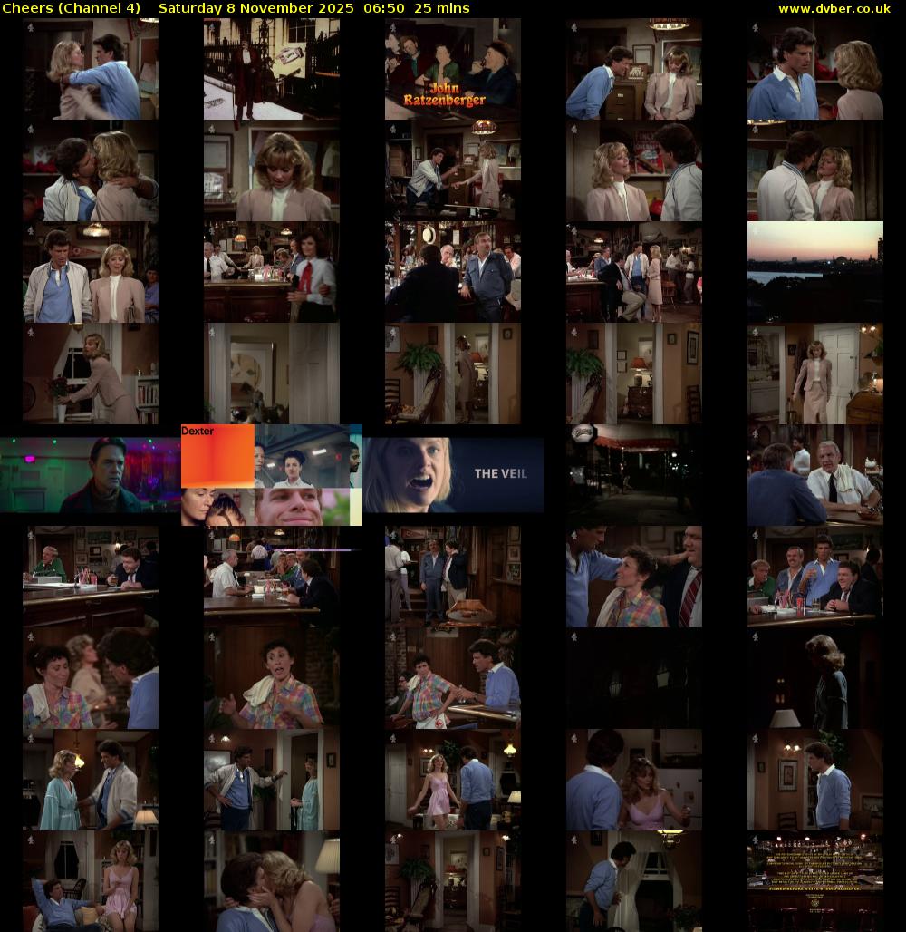 Cheers (Channel 4) Saturday 8 November 2025 06:50 - 07:15