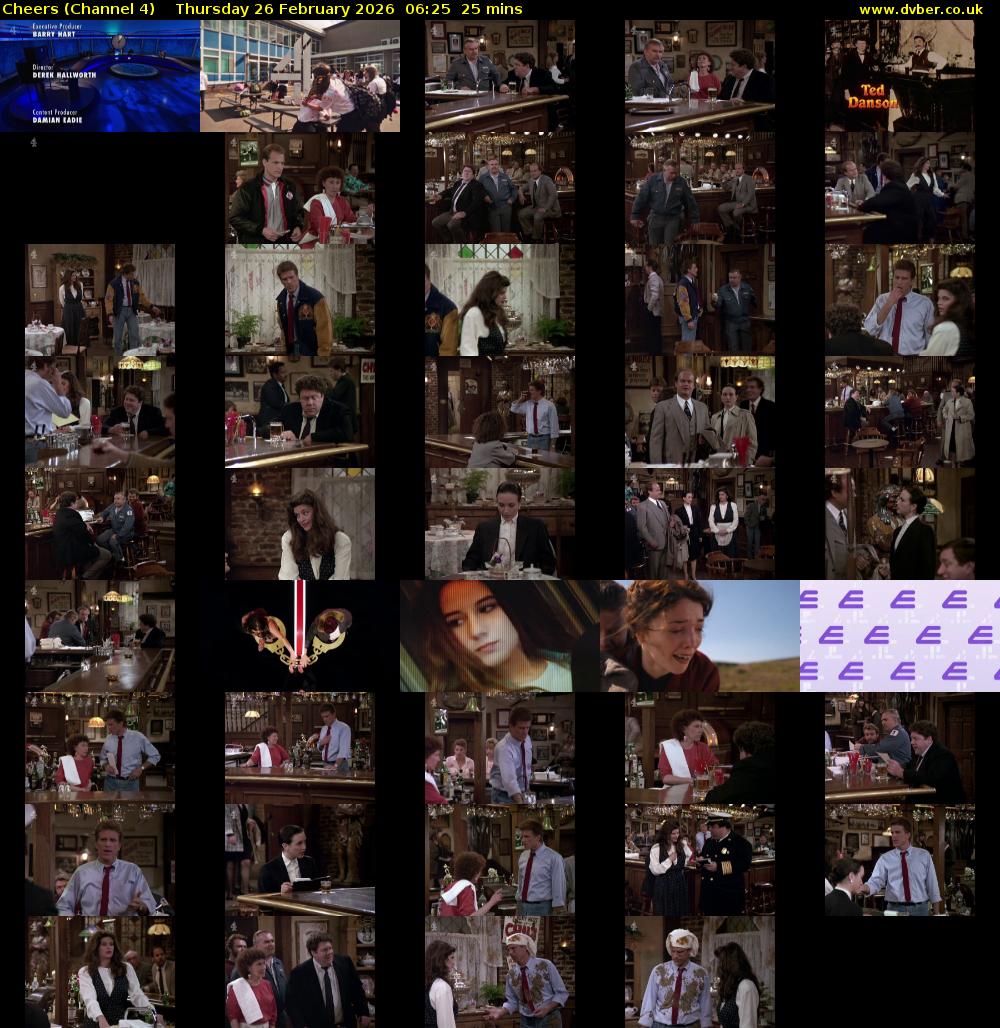 Cheers (Channel 4) Thursday 26 February 2026 06:25 - 06:50