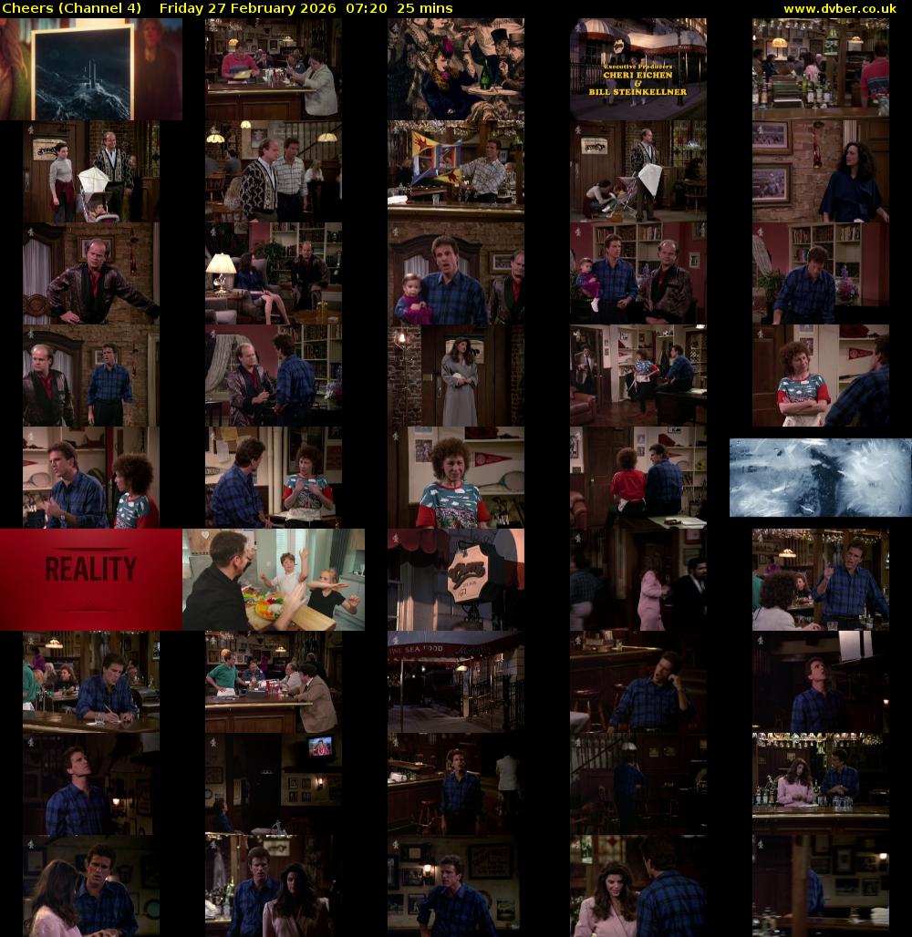 Cheers (Channel 4) Friday 27 February 2026 07:20 - 07:45