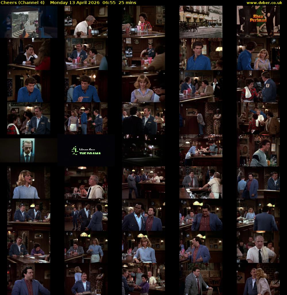 Cheers (Channel 4) Monday 13 April 2026 06:55 - 07:20