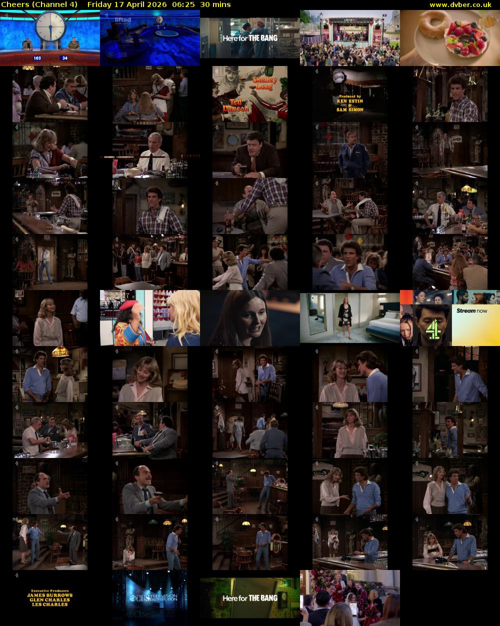 Cheers (Channel 4) Friday 17 April 2026 06:25 - 06:55