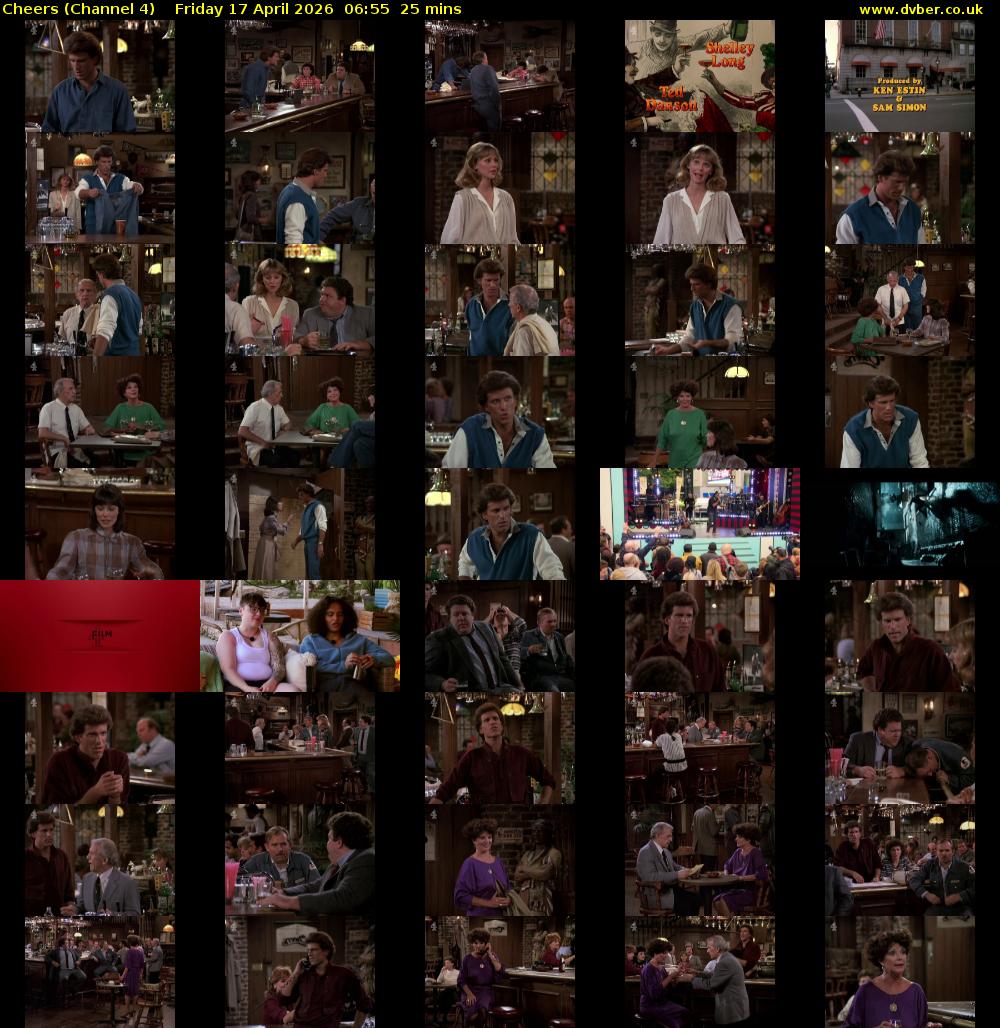 Cheers (Channel 4) Friday 17 April 2026 06:55 - 07:20