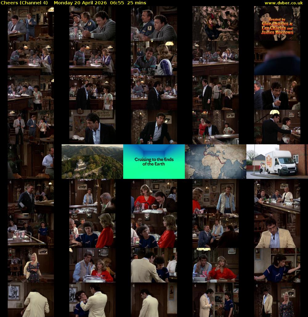 Cheers (Channel 4) Monday 20 April 2026 06:55 - 07:20