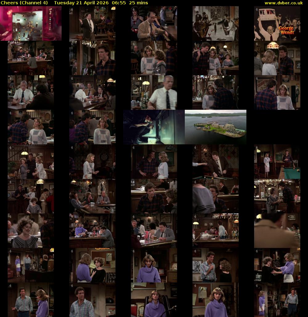 Cheers (Channel 4) Tuesday 21 April 2026 06:55 - 07:20