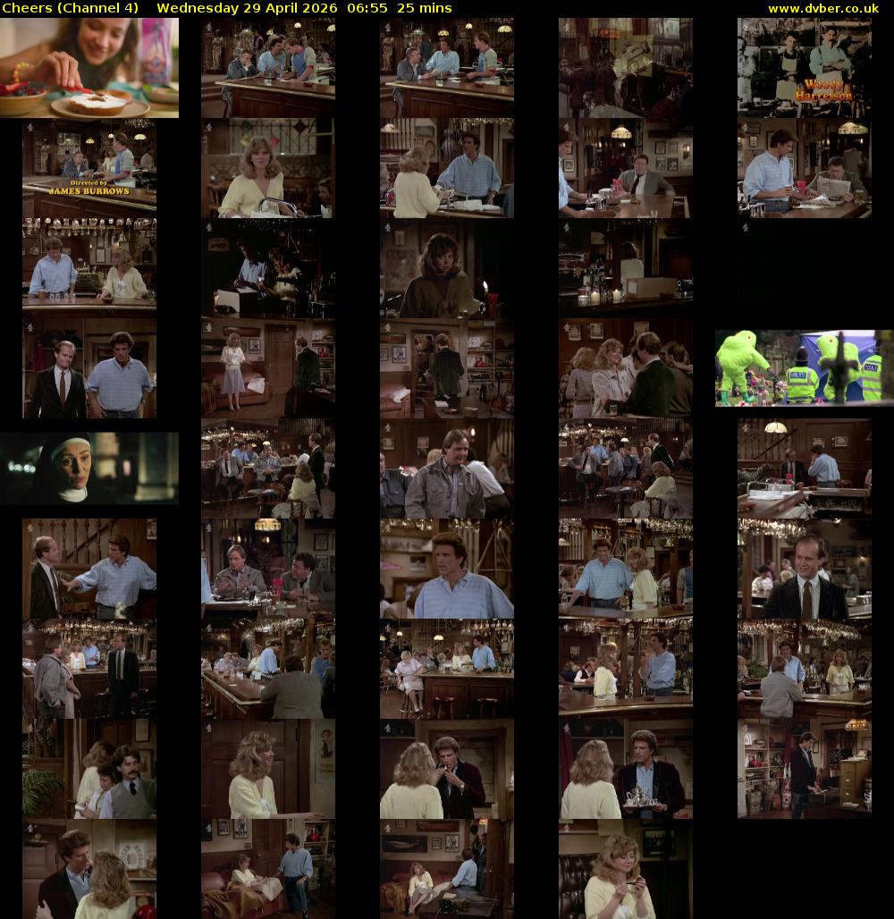 Cheers (Channel 4) Wednesday 29 April 2026 06:55 - 07:20