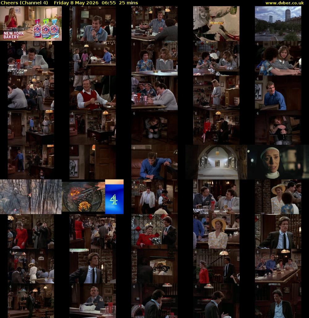 Cheers (Channel 4) Friday 8 May 2026 06:55 - 07:20