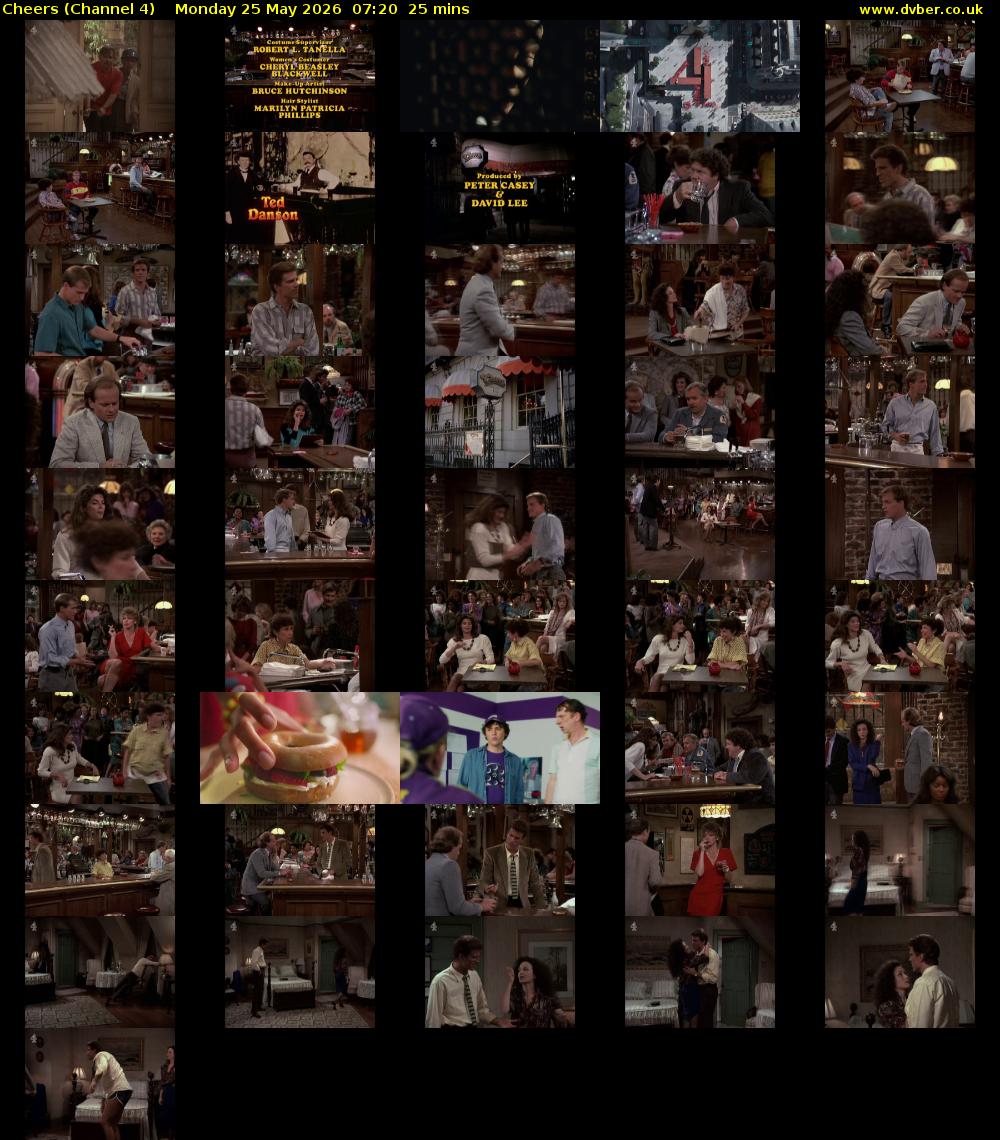 Cheers (Channel 4) Monday 25 May 2026 07:20 - 07:45