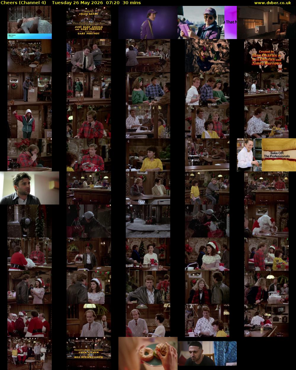 Cheers (Channel 4) Tuesday 26 May 2026 07:20 - 07:50