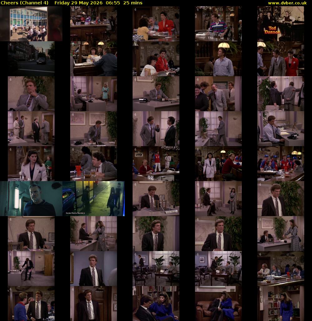 Cheers (Channel 4) Friday 29 May 2026 06:55 - 07:20