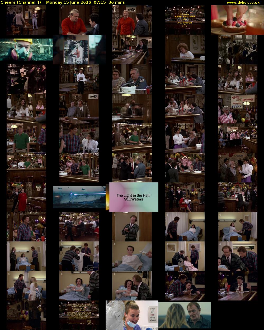 Cheers (Channel 4) Monday 15 June 2026 07:15 - 07:45
