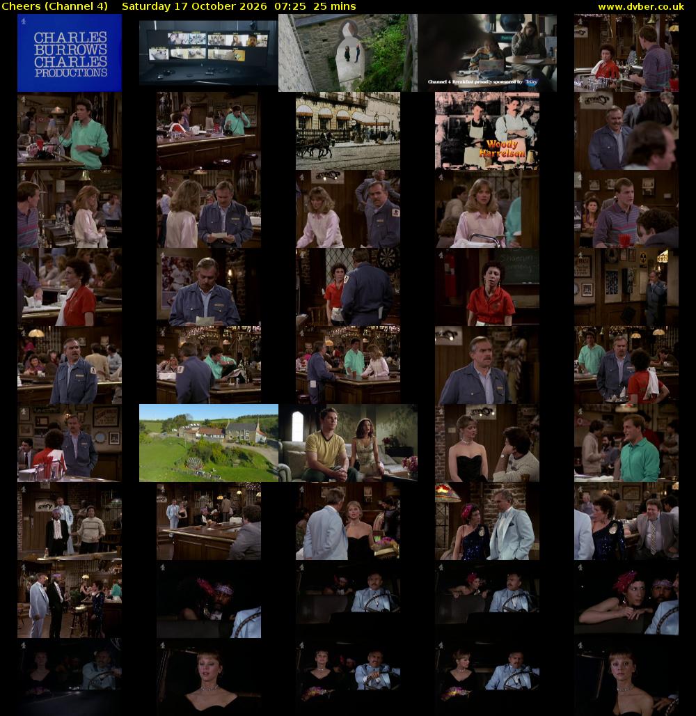 Cheers (Channel 4) Saturday 17 October 2026 07:25 - 07:50