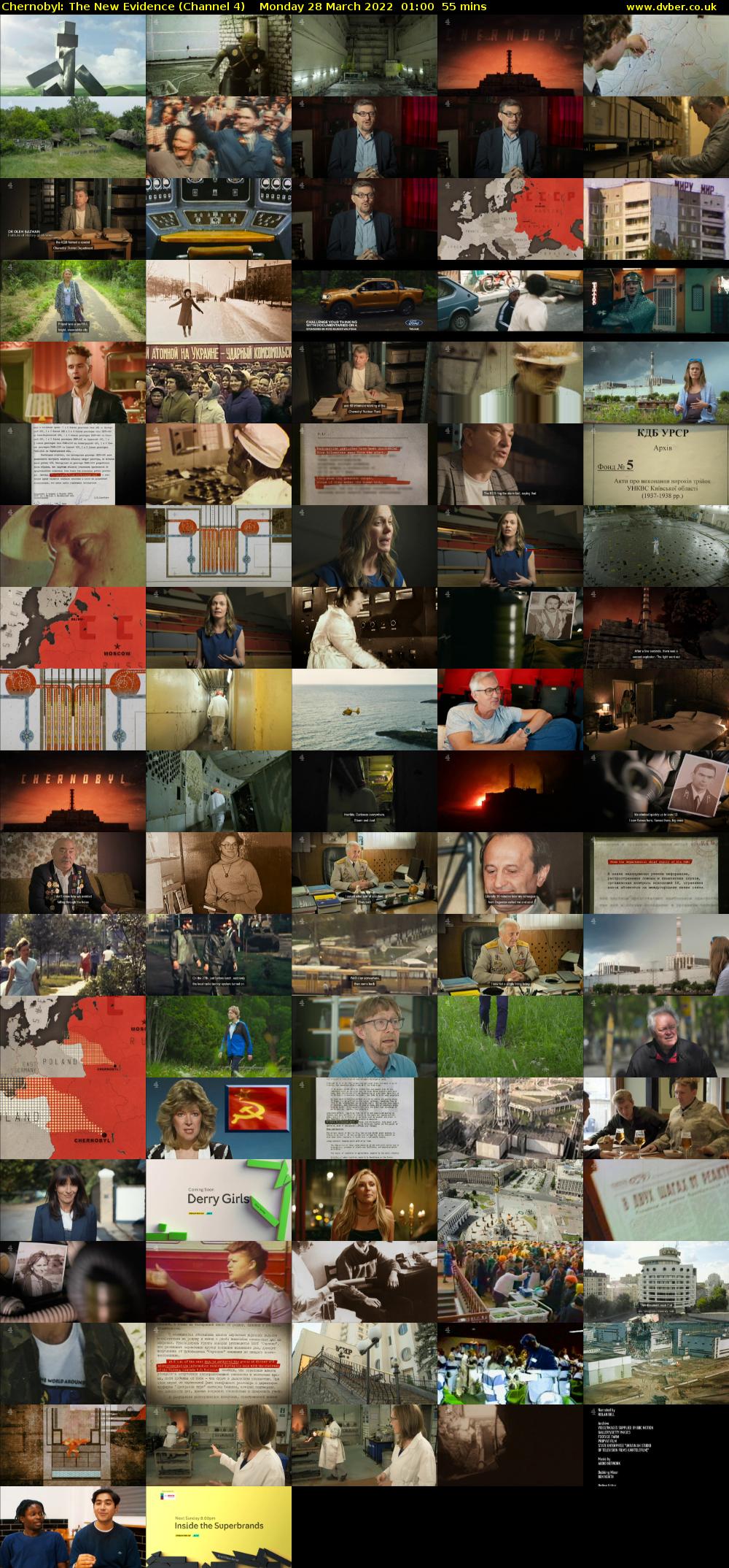 Chernobyl: The New Evidence (Channel 4) Monday 28 March 2022 01:00 - 01:55