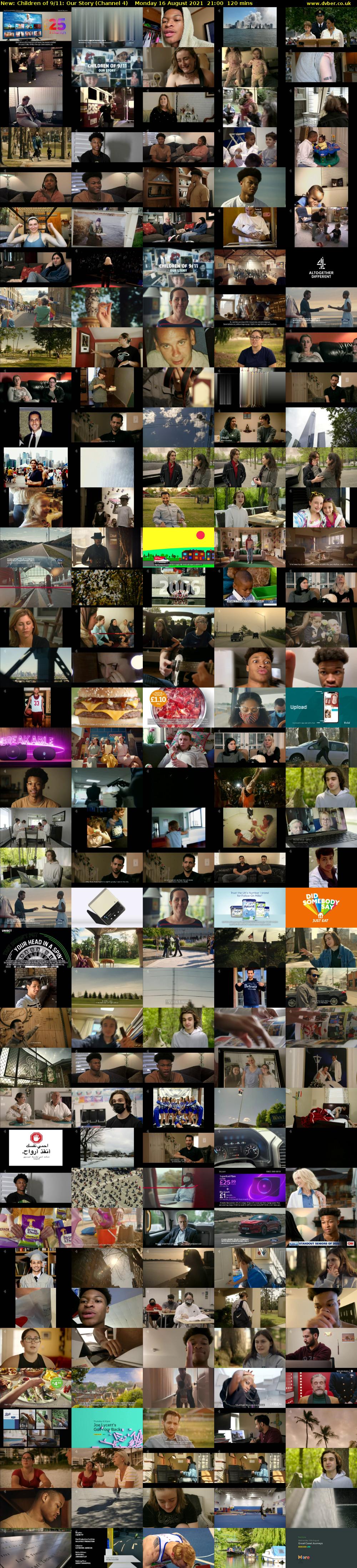 Children of 9/11: Our Story (Channel 4) Monday 16 August 2021 21:00 - 23:00
