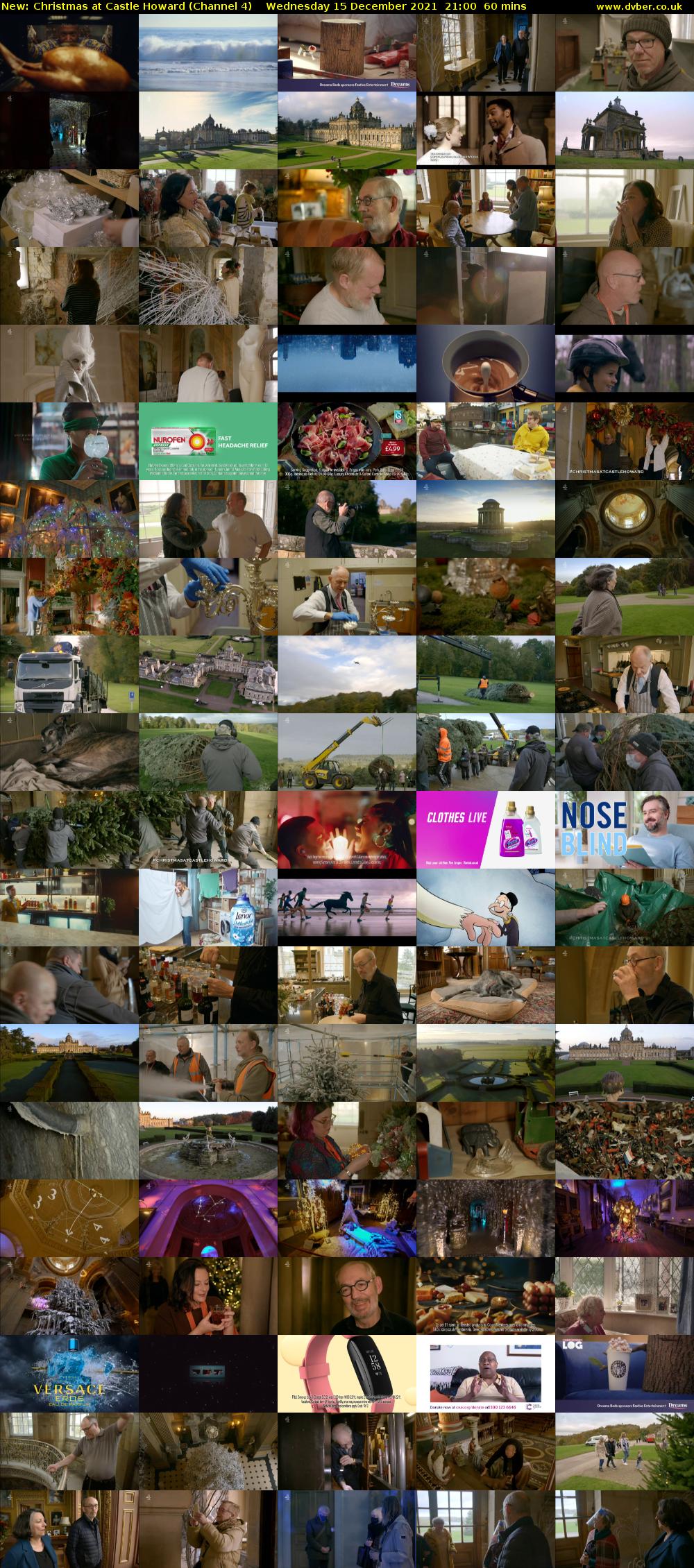 Christmas at Castle Howard (Channel 4) Wednesday 15 December 2021 21:00 - 22:00
