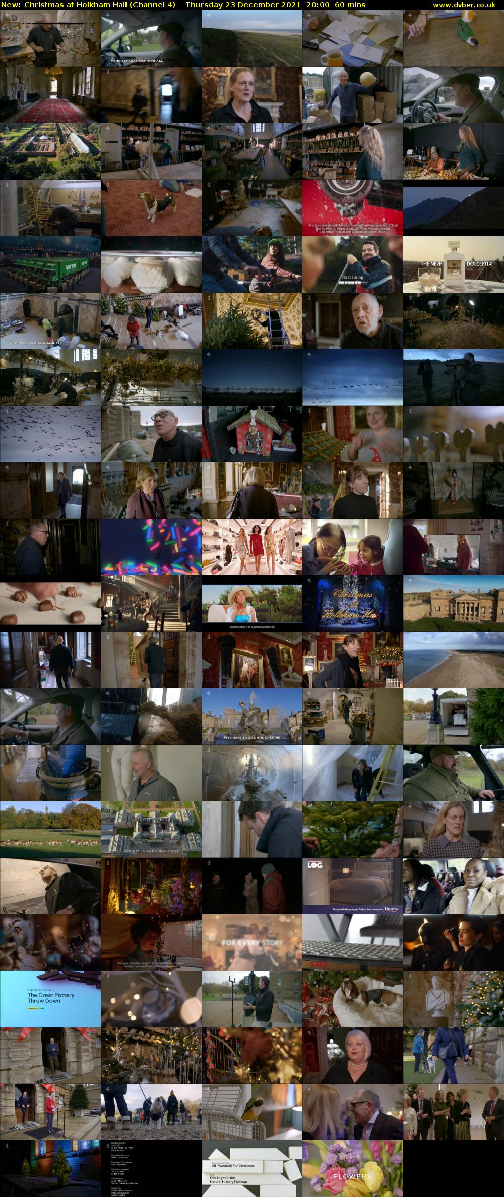 Christmas at Holkham Hall (Channel 4) Thursday 23 December 2021 20:00 - 21:00