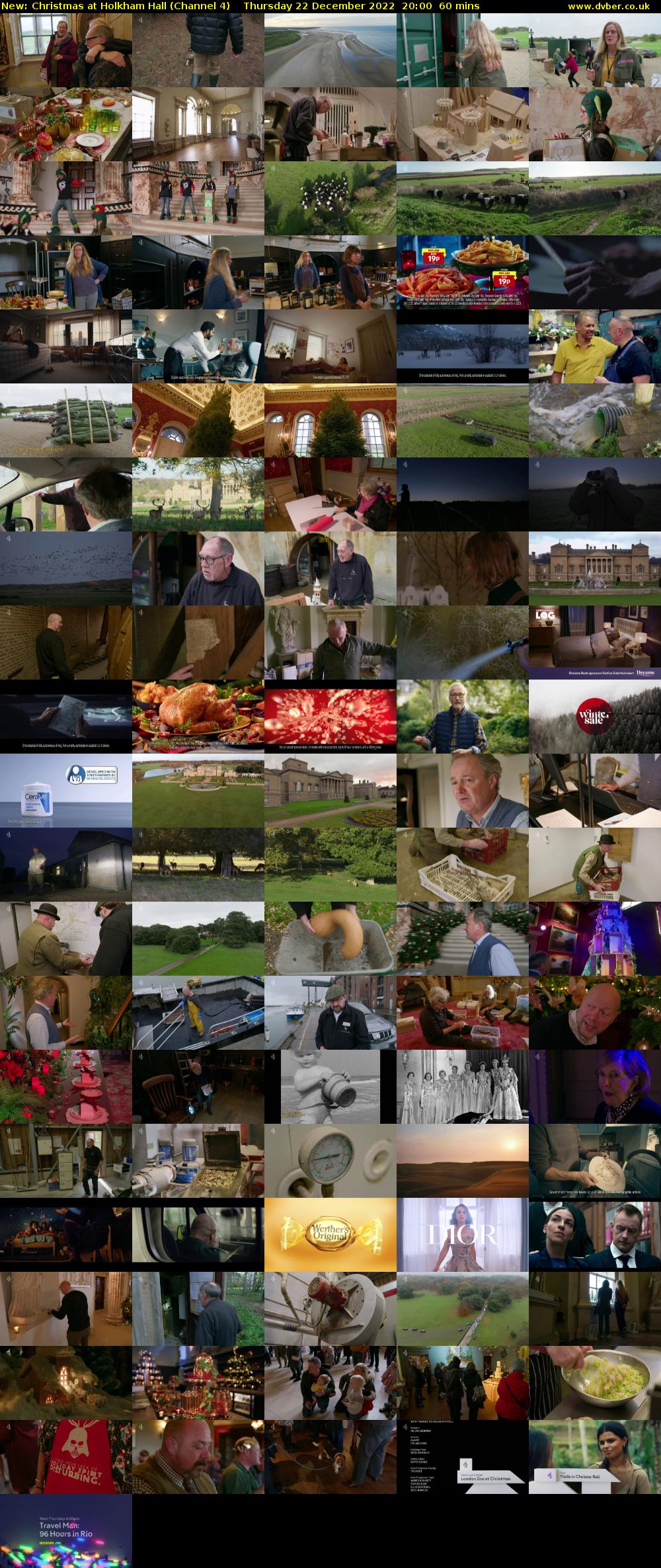 Christmas at Holkham Hall (Channel 4) Thursday 22 December 2022 20:00 - 21:00