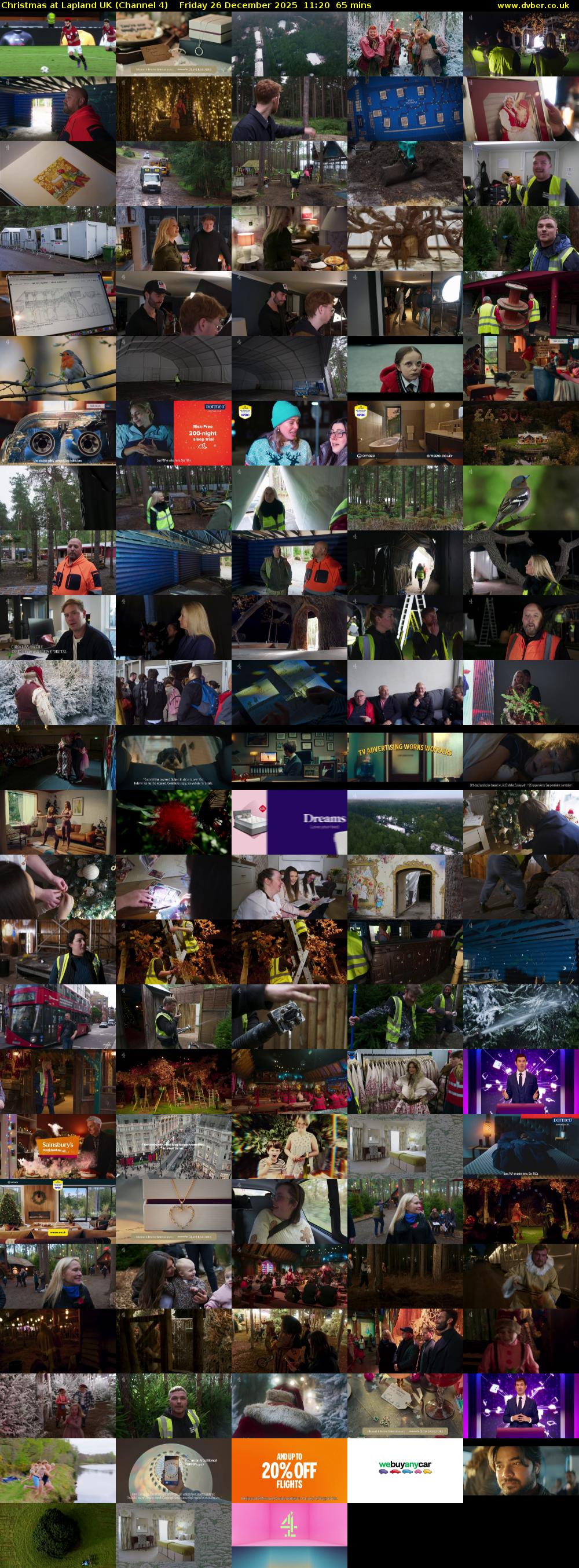 Christmas at Lapland UK (Channel 4) Friday 26 December 2025 11:20 - 12:25