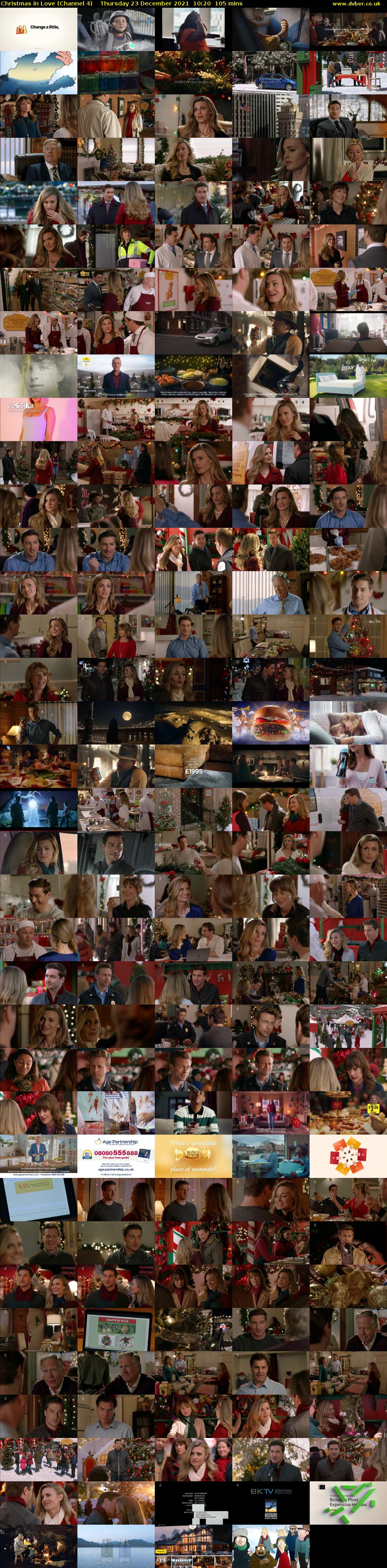 Christmas in Love (Channel 4) Thursday 23 December 2021 10:20 - 12:05