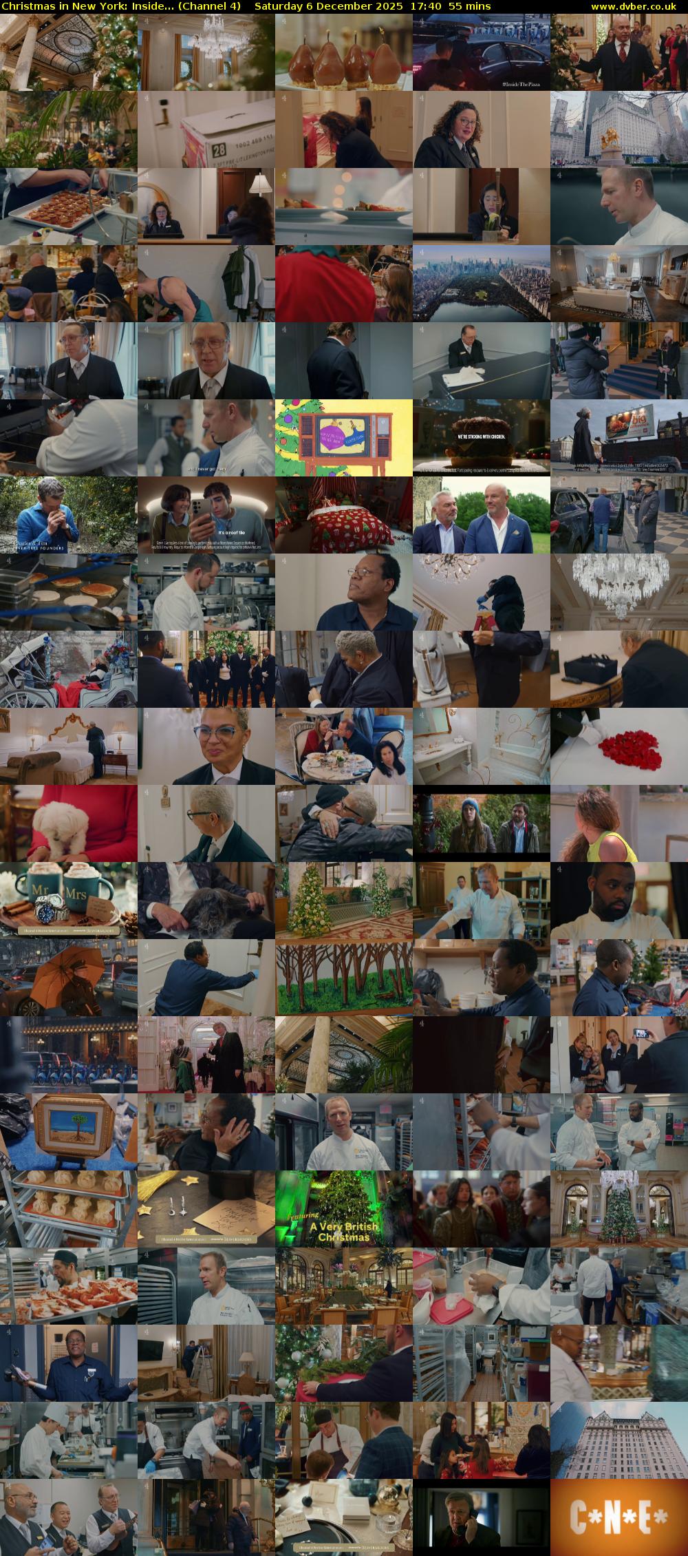 Christmas in New York: Inside... (Channel 4) Saturday 6 December 2025 17:40 - 18:35