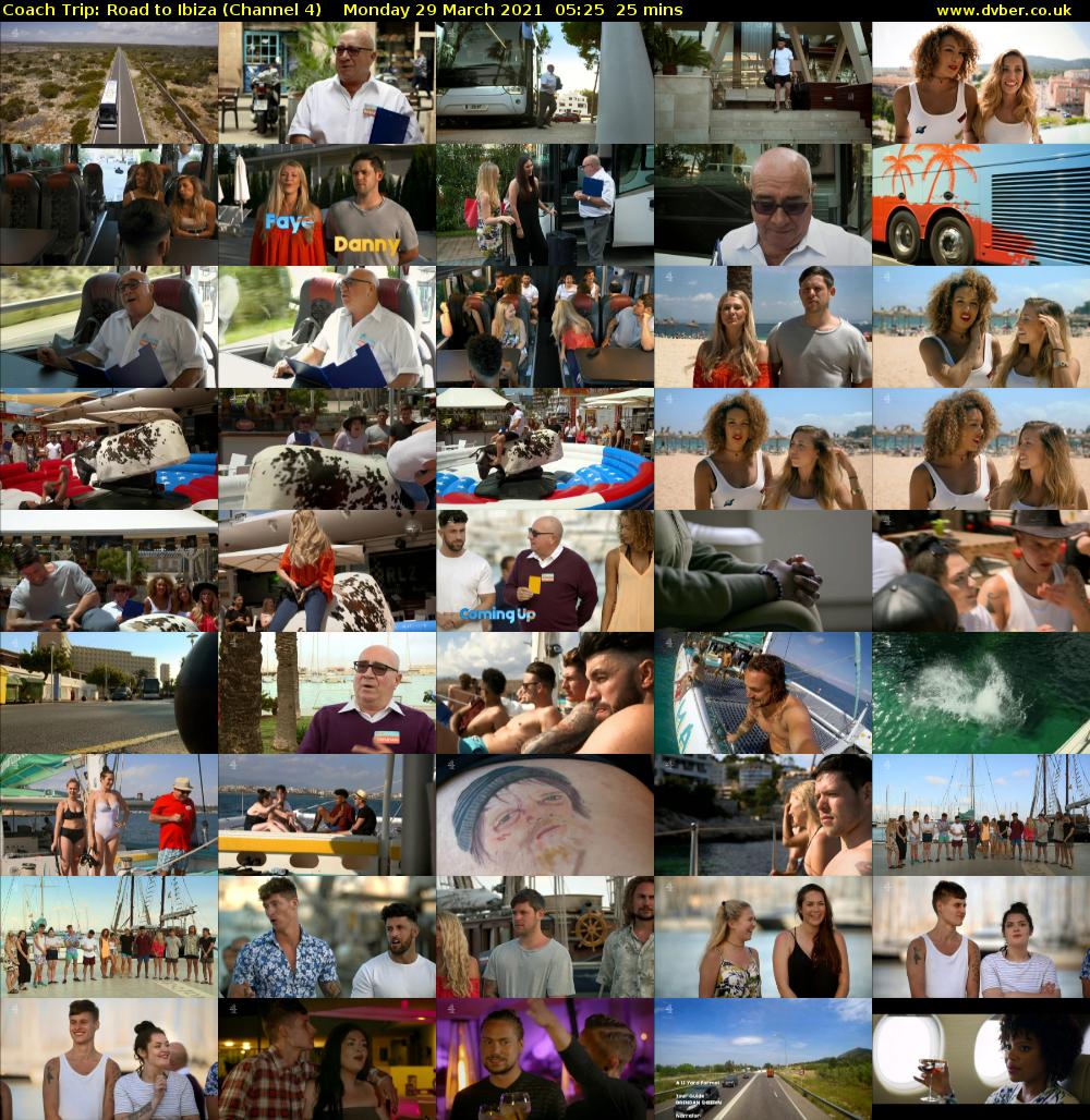 Coach Trip: Road to Ibiza (Channel 4) Monday 29 March 2021 05:25 - 05:50