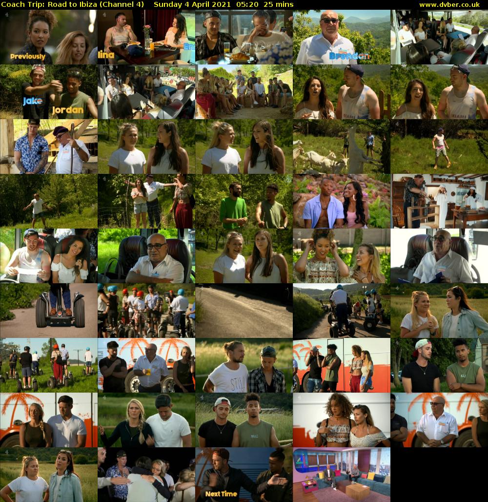 Coach Trip: Road to Ibiza (Channel 4) Sunday 4 April 2021 05:20 - 05:45