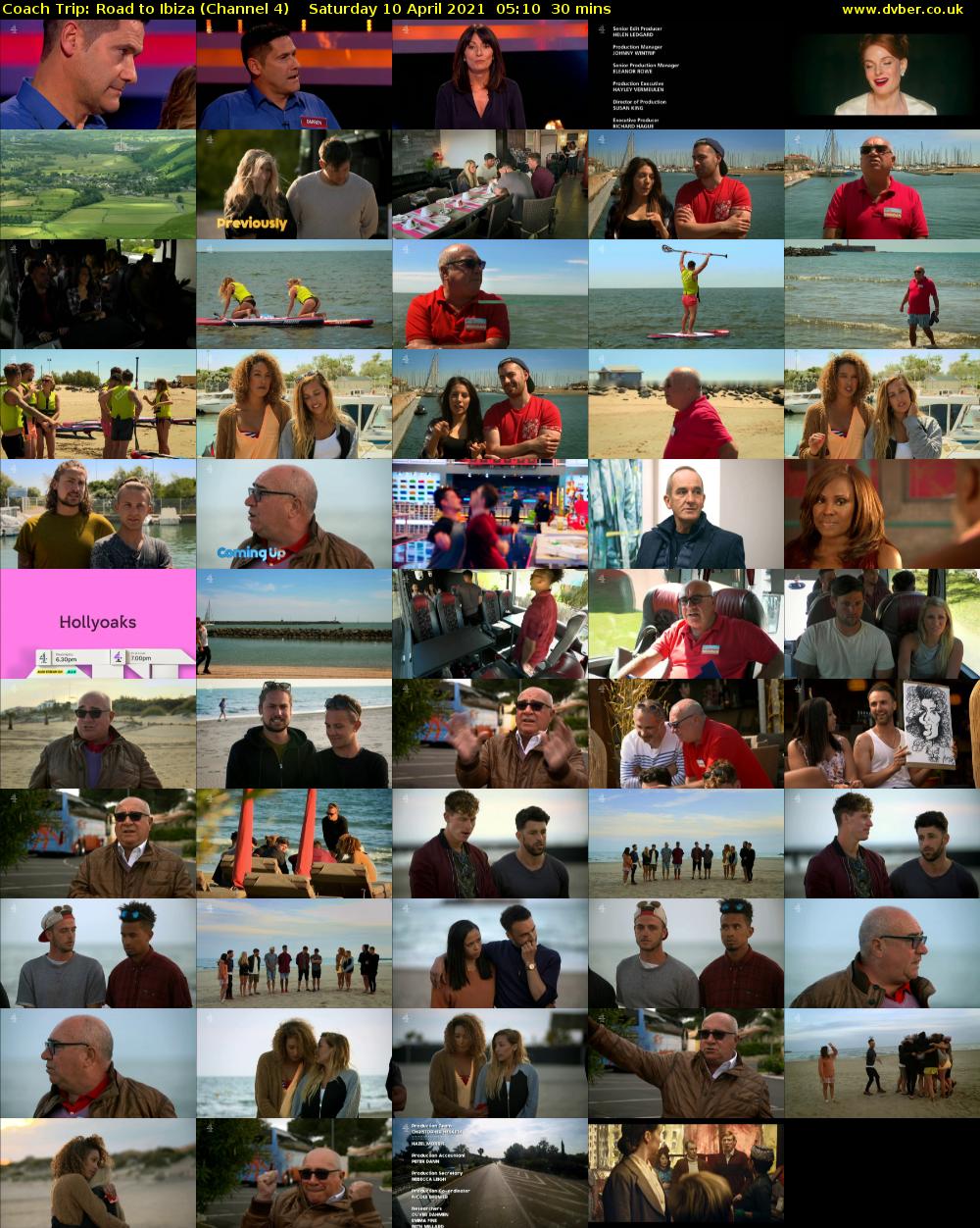 Coach Trip: Road to Ibiza (Channel 4) Saturday 10 April 2021 05:10 - 05:40