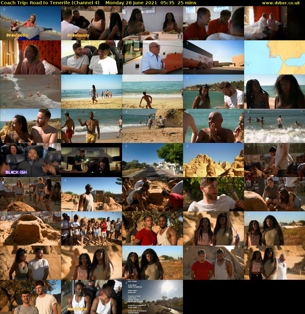 Coach Trip: Road to Tenerife (Channel 4) Monday 28 June 2021 05:35 - 06:00